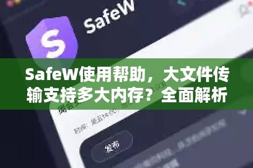 SafeW使用帮助，大文件传输支持多大内存？全面解析与常见问题