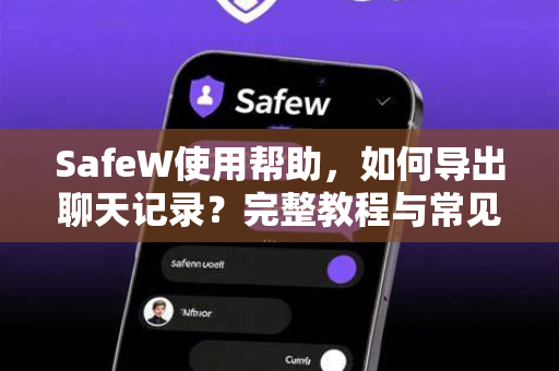 SafeW使用帮助，如何导出聊天记录？完整教程与常见问题解答