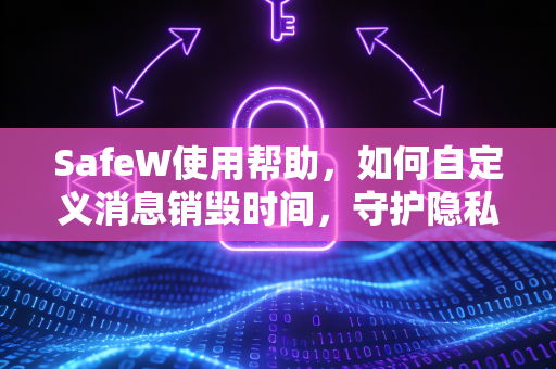SafeW使用帮助，如何自定义消息销毁时间，守护隐私安全？