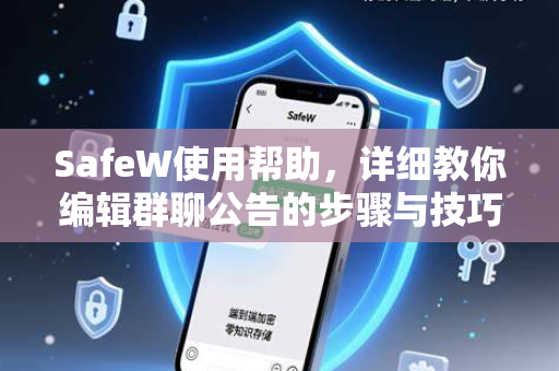 SafeW使用帮助，详细教你编辑群聊公告的步骤与技巧
