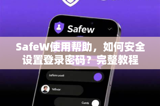 SafeW使用帮助，如何安全设置登录密码？完整教程