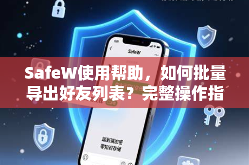 SafeW使用帮助，如何批量导出好友列表？完整操作指南