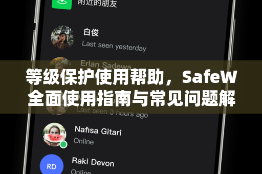 等级保护使用帮助，SafeW全面使用指南与常见问题解答