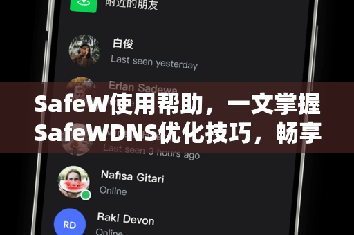SafeW使用帮助，一文掌握SafeWDNS优化技巧，畅享高速安全网络