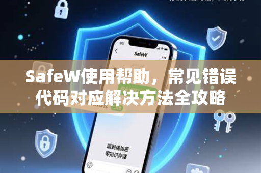 SafeW使用帮助，常见错误代码对应解决方法全攻略