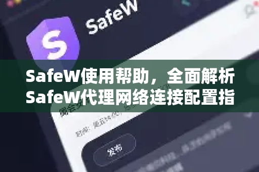 SafeW使用帮助，全面解析SafeW代理网络连接配置指南