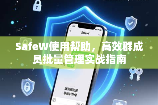 SafeW使用帮助，高效群成员批量管理实战指南